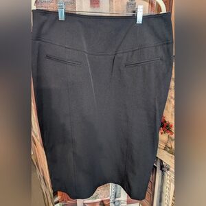 Grace Elements Classic Black Pencil Skirt